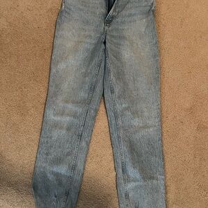 Abercrombie & Fitch Light 90s straight ultra high rise  Jeans